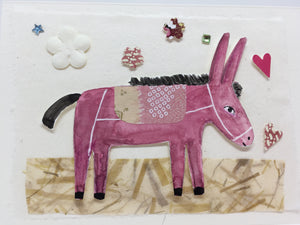 Package of 4 Donkey Cards