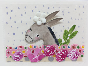 Package of 4 Donkey Cards